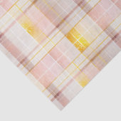 Papier Mousseline Pink Gold Christmas Pattern#7 ID1009 (Détail)