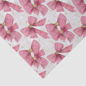 Papier Mousseline Pink Gold Plaid Bains Noël (Détail)