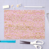 Papier Mousseline Pink Gold White Confetti Birthday (Artisanat)