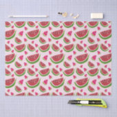 Papier Mousseline Pink Green Watermelon Party (Artisanat)