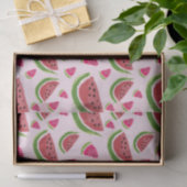 Papier Mousseline Pink Green Watermelon Party (Cadeau)
