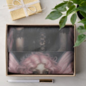 Papier Mousseline Pink Haith Goth Fairy Decoupage (Cadeau)