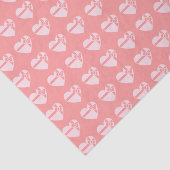 Papier Mousseline Pink Heart Shape Chocolate Box Pattern (Détail)