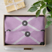 Papier Mousseline Pink Ivory Lattice Studs Funky Pattern Decoupage (Cadeau)