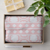 Papier Mousseline Pink Modern Bone Inlay Decoupage Paper (Cadeau)