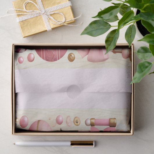 Papier Mousseline Pink Nutcracker Christmas Tree Gift Bag (Cadeau)