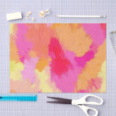 Papier Mousseline Pink, orange et jaune watercolors (Artisanat)