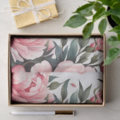 Papier Mousseline Pink Peony  (Cadeau)