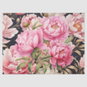 Papier Mousseline Pink Peony  (Recto)