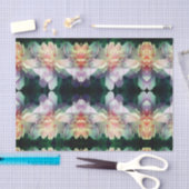 Papier Mousseline Pink Peony Flower Motif Abstrait Découpage (Artisanat)