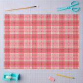 Papier Mousseline Pink Plaid Tartan (Artisanat)