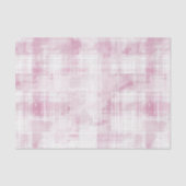 Papier Mousseline Pink Plaid White Stripes Anniversaire (Recto)