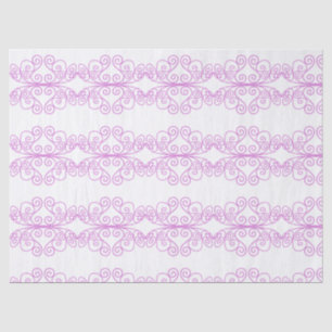 Papier Mousseline Pink Princess Tiara Crown Girl Enveloppement cadea