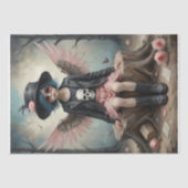 Papier Mousseline Pink Rebel Angel Decoupage (Recto)