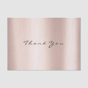 Papier Mousseline Pink Rose Gold Blush Parties scintillant Merci évé