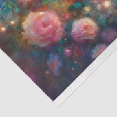 Papier Mousseline Pink Rose Whimsy Unicorn And Girl Decoupage (Détail)