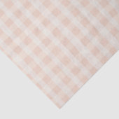Papier Mousseline Pink Rustic En vichy Spring Farmhouse (Détail)