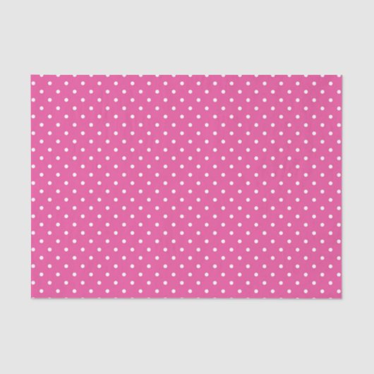 PAPIER MOUSSELINE PINK & WHITE EASTER POLKA DOTS (Recto)