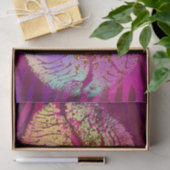 Papier Mousseline Pink Zebra Print Rainbow Gold Parties scintillant  (Cadeau)