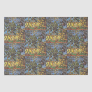 Papier Mousseline Pins de Van Gogh - Art de jardin classique