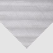 Papier Mousseline Pinstripes diagonales - blanc et noir (Détail)