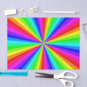 PAPIER MOUSSELINE PINWHEEL RAINBOUR (Artisanat)