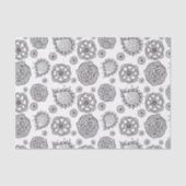 Papier Mousseline Pip's Original Paisley Black & White Gift (Recto)