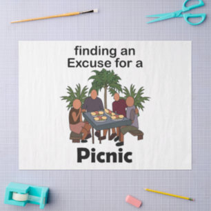 Papier Mousseline Pique-nique Trouver une excuse pour une fête pique