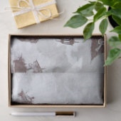 Papier Mousseline PIRATE BATAILLE NAVIRE noir blanc gris teintes (Cadeau)