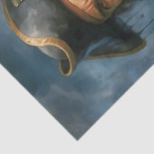 Papier Mousseline Pirate Captain and Queen | Caribbean Nautical (Détail)