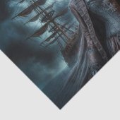 Papier Mousseline Pirate épisodique | Hauning High Seas Art (Détail)