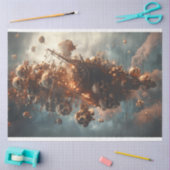 Papier Mousseline Pirate Ship Skuls Découpage avion (Artisanat)