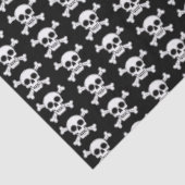 Papier Mousseline Pirate Skull and Crossbones Halloween (Détail)