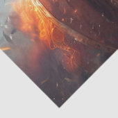 Papier Mousseline Pirates in a Duel Decoupage Tissue Paper (Détail)