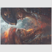 Papier Mousseline Pirates in a Duel Decoupage Tissue Paper (Recto)