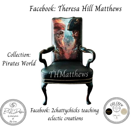 Papier Mousseline Pirates in a Duel Decoupage Tissue Paper