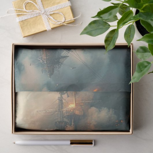 Papier Mousseline Pirates Skew Ship Déroupage (Cadeau)