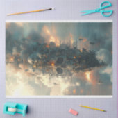 Papier Mousseline Pirates Skew Ship Déroupage (Artisanat)