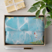 Papier Mousseline Piscine tropicale Piscine de fête Anniversaire (Cadeau)