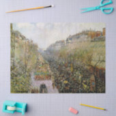 Papier Mousseline Pissarro - Boulevard Montmartre, Mardi Gras (Artisanat)