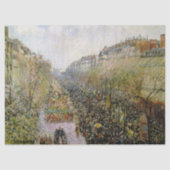 Papier Mousseline Pissarro - Boulevard Montmartre, Mardi Gras (Recto)