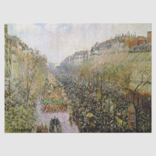 Papier Mousseline Pissarro - Boulevard Montmartre, Mardi Gras