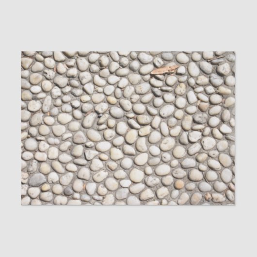 Papier Mousseline Piste de galets en pierre Promenade Sidewalk Rocks (Recto)