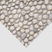 Papier Mousseline Piste de galets en pierre Promenade Sidewalk Rocks (Détail)