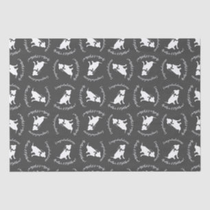 Papier Mousseline Pit Bull Chien Baby shower Genre Neutre Pitbull