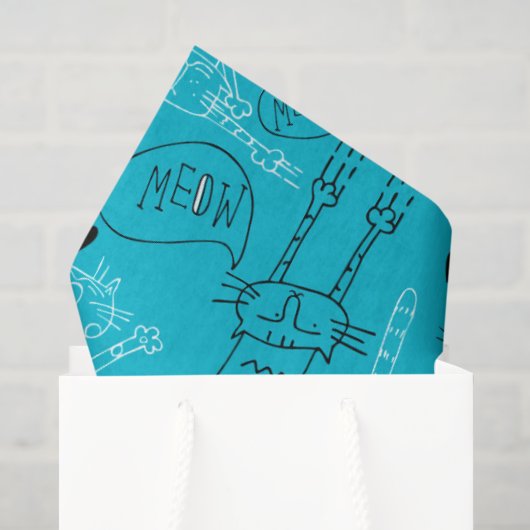 Papier Mousseline Pitreries de Kitty Kat (Sac cadeau)