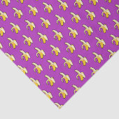 Papier Mousseline Pixel Art Prêt À Manger Motif Banane Jaune (Détail)