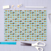 Papier Mousseline Pixel Art savoureux Cookie Biscuit Motif (Artisanat)