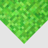 Papier Mousseline Pixels de jeu vert | Anniversaire (Détail)