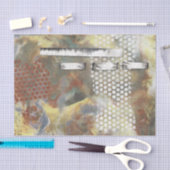Papier Mousseline Pixels marbrés II (Artisanat)